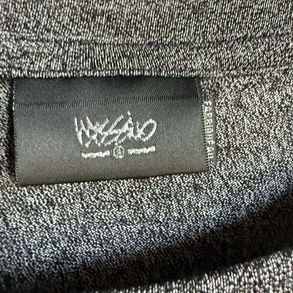 Mossimo Womens Space Dye Fitted Tee Gray Black Size S Thin Nice - Picture 7 of 8